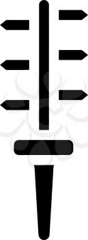 grass scissors glyph icon vector. grass scissors sign. isolated contour symbol black illustration