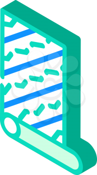 wallpaper glue isometric icon vector. wallpaper glue sign. isolated symbol illustration