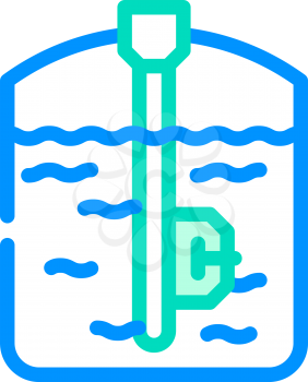 capacitive sensor color icon vector. capacitive sensor sign. isolated symbol illustration