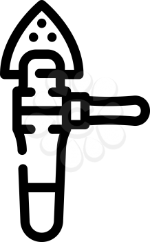 renovator tool line icon vector. renovator tool sign. isolated contour symbol black illustration