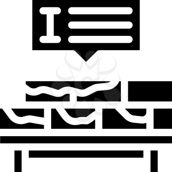 brickwork courses glyph icon vector. brickwork courses sign. isolated contour symbol black illustration