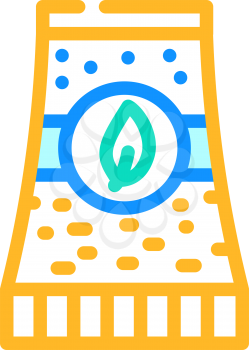 bio energy plant tube color icon vector. bio energy plant tube sign. isolated symbol illustration