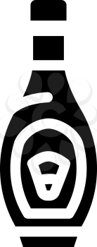 corn syrup food additives glyph icon vector. corn syrup food additives sign. isolated contour symbol black illustration