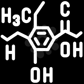formula food additives glyph icon vector. formula food additives sign. isolated contour symbol black illustration