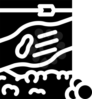 balls peanut butter glyph icon vector. balls peanut butter sign. isolated contour symbol black illustration
