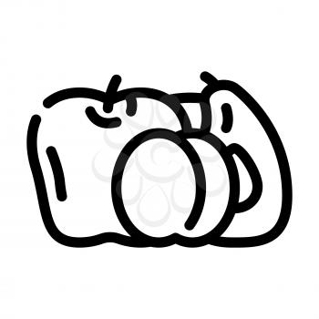 fruit department line icon vector. fruit department sign. isolated contour symbol black illustration