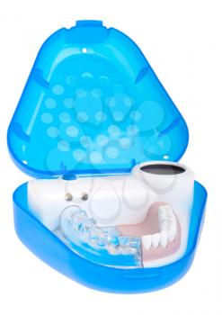 Royalty Free Photo of a Portable Dental Model