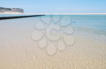 Royalty Free Photo of a Lagoon in Foz do Arelho, Portugal