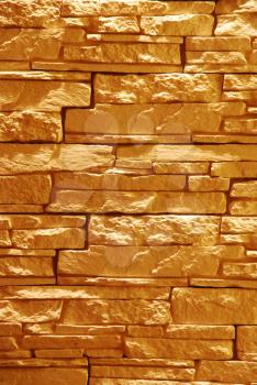 Royalty Free Photo of an Unshaped Brick Wall