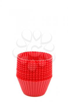 Royalty Free Photo of Red Plastic Cups