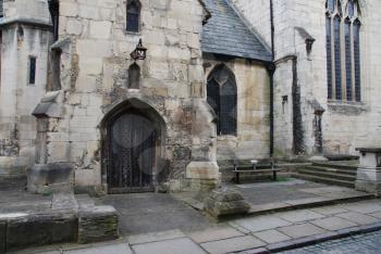 Royalty Free Photo of St.Mary De Lode Church Westgate in Gloucester, England