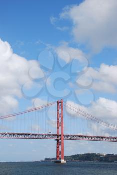 Royalty Free Photo of Salazar Bridge in Lisbon, Portugal