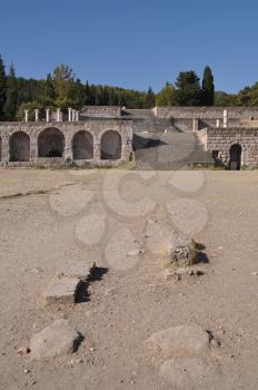 Royalty Free Photo of the Ruins of Asklepieion in Kos, Greece