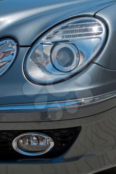 Royalty Free Photo of Car Headlights 