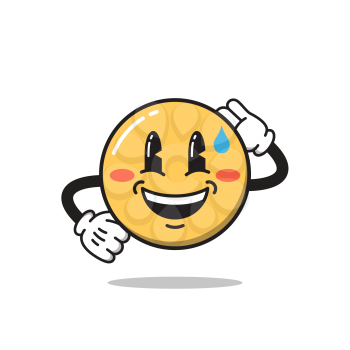 Royalty-free clipart image of an emoji