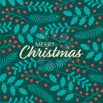 Royalty-Free Clipart Image of a Christmas Poster