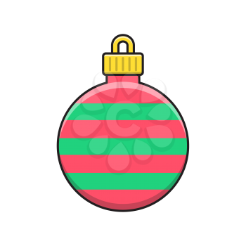 Royalty-Free Clipart Image of a Christmas Ornament