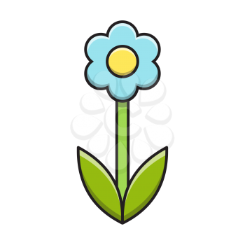 Royalty-Free Clipart Image of a Flower