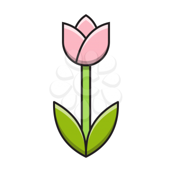 Royalty-Free Clipart Image of a Flower