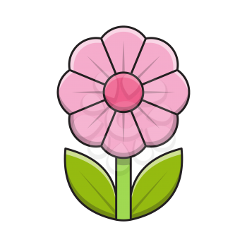 Royalty-Free Clipart Image of a Flower