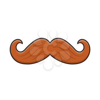 Royalty-free Clipart Image of a Moustache