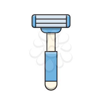 Royalty-free Clipart Image of a Razor