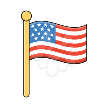 Royalty-Free Clipart Image Part of a 4th of July Independence Day Set