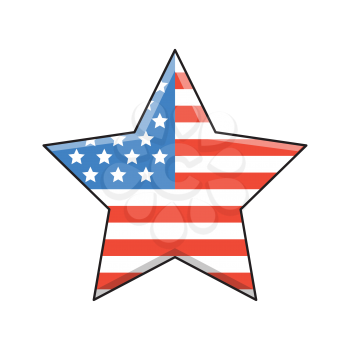 Royalty-Free Clipart Image Part of a 4th of July Independence Day Set