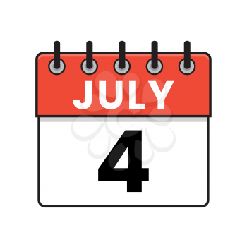Royalty-Free Clipart Image Part of a 4th of July Independence Day Set