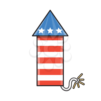 Royalty-Free Clipart Image Part of a 4th of July Independence Day Set