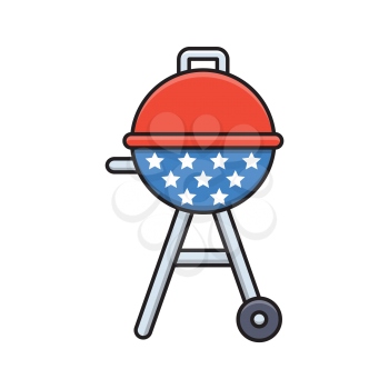 Royalty-Free Clipart Image Part of a 4th of July Independence Day Set