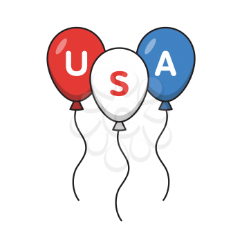 Royalty-Free Clipart Image Part of a 4th of July Independence Day Set