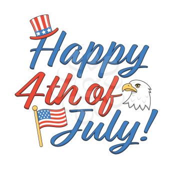 Royalty-Free Clipart Image Part of a 4th of July Independence Day Set