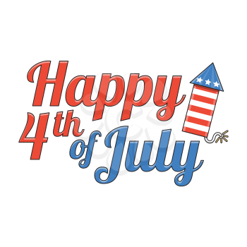Royalty-Free Clipart Image Part of a 4th of July Independence Day Set
