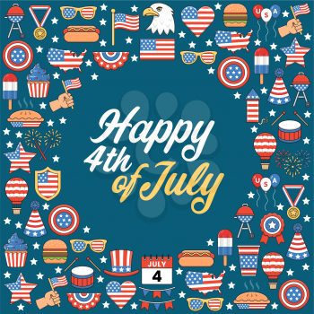 Royalty-Free Clipart Image Part of a 4th of July Independence Day Set