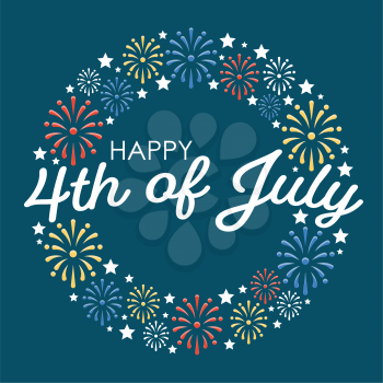 Royalty-Free Clipart Image Part of a 4th of July Independence Day Set