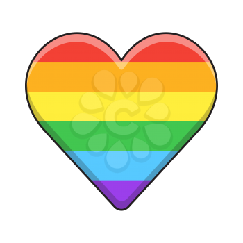 Royalty-free Clipart Image Part of a Pride Month Set