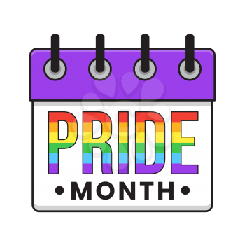 Royalty-free Clipart Image Part of a Pride Month Set