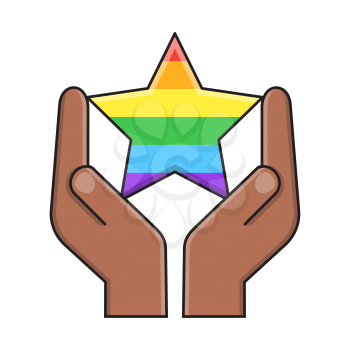 Royalty-free Clipart Image Part of a Pride Month Set
