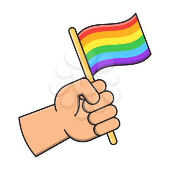 Royalty-free Clipart Image Part of a Pride Month Set