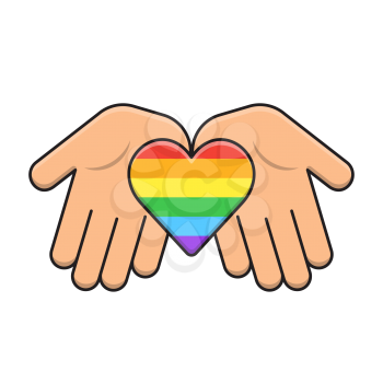 Royalty-free Clipart Image Part of a Pride Month Set