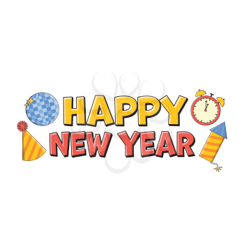 Royalty-Free Clipart Image for New Year