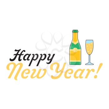 Royalty-Free Clipart Image for New Year