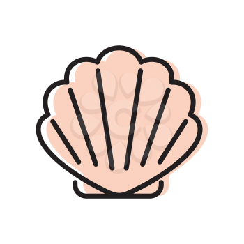 Royalty-Free Clipart Image of a Shell