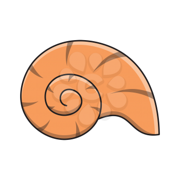 Royalty-Free Clipart Image of a Shell