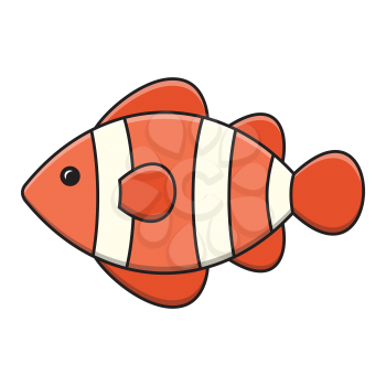 Royalty-free Clipart Image of a Fish