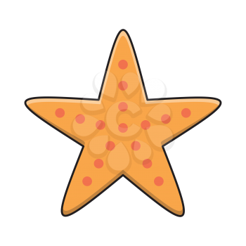 Royalty-Free Clipart Image of a Starfish
