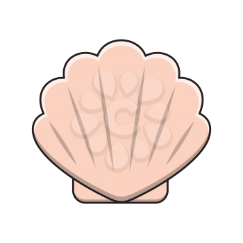 Royalty-Free Clipart Image of a Shell