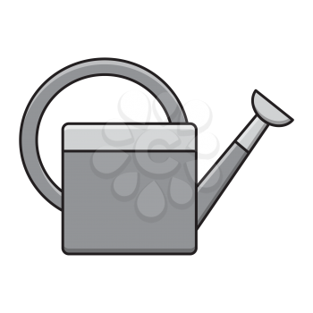 Royalty-Free Clipart Image of a Garden Watering Can
