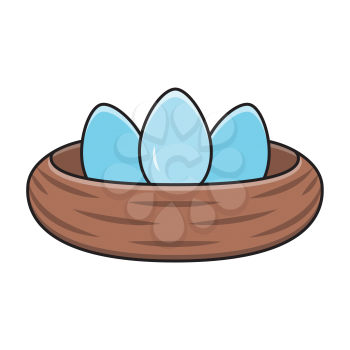 Royalty-Free Clipart Image Of A Nest 